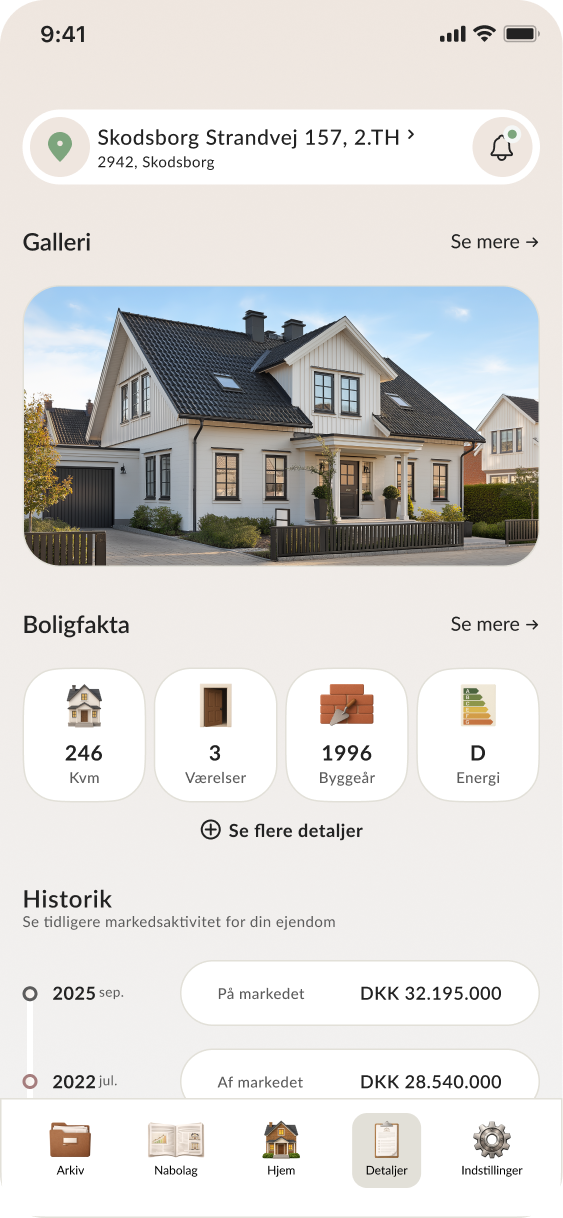 OpenHome home report screen