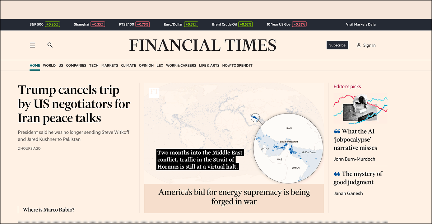 Financial Times visual reference