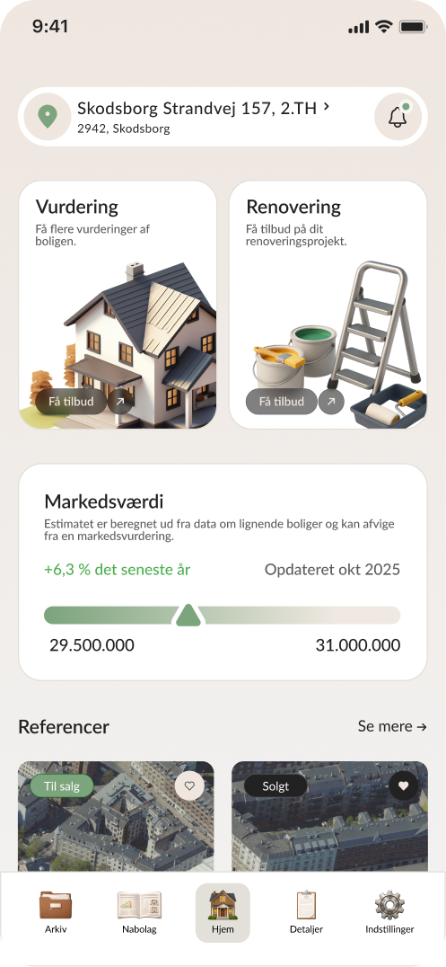 Old OpenHome prototype screen two