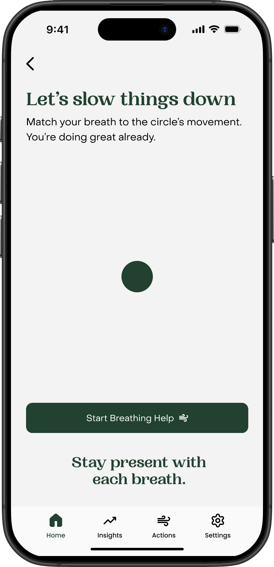 Sumondo final breathing exercise screen